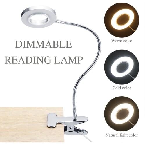 Clip Table Lamp LED Table Lamp Tattoo Light Portable Permanent Eyebrow Manicure Light USB Beauty Tools For Nail Makeup Bed Use