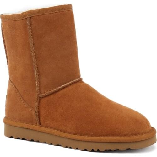 High Quality Genuine Cowhide Leather Australia Classic 100% Wool Snow Boots Women Boots Warm Winter Shoes For Women