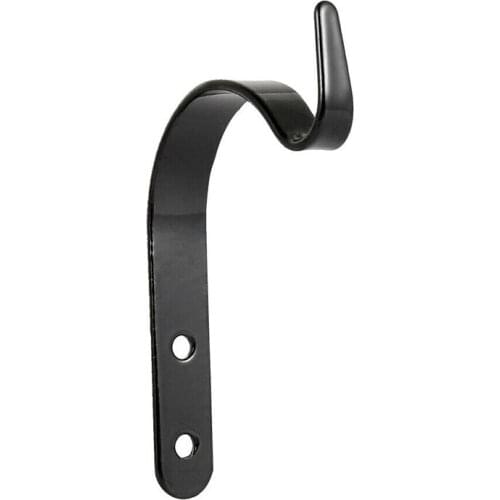 1/4/10pcs Hanging Basket Brackets Metal Strong Outdoor Wall Garden Hook Black SCVD889