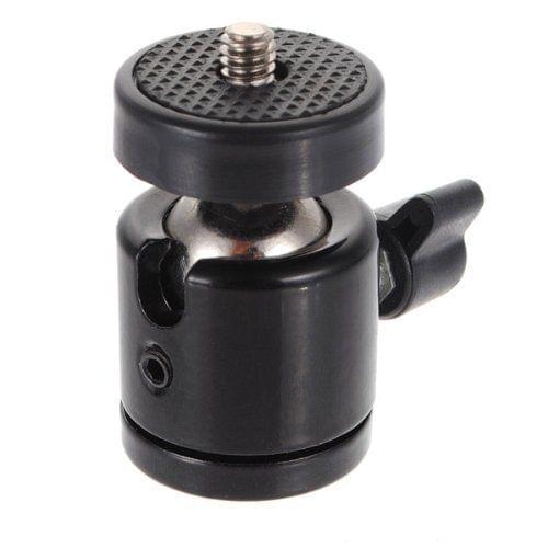 1/4"-20 Ball Head fr use with DLSR Camera or Tripod. Easily attach a Phone Mount