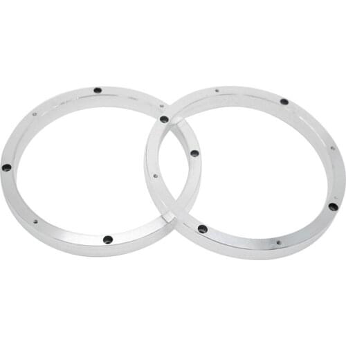 2PCs Special Spacers Mat for Universal Car 6.5inch Speaker Mounts Plates Car Speakers Refit Adapter 6.5'' Aluminum Ring etal