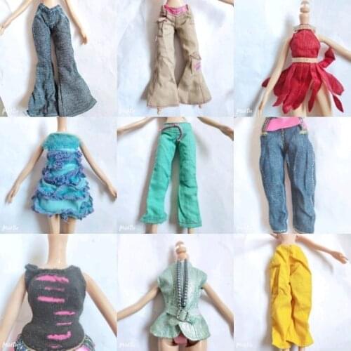 30cm doll bratz doll Monster High School Doll Clothes Skirt Suit Replacement Play Clothes