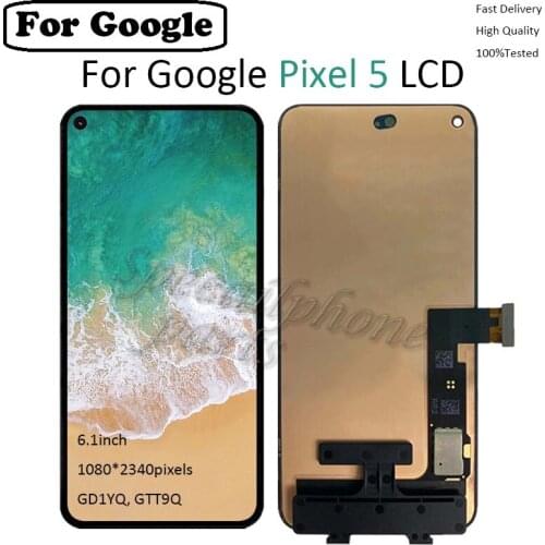 6.0inch OLED For Google Pixel 5 LCD Display Touch Panel Screen Digitizer Assembly Replace Pixel5 GD1YQ GTT9Q LCD pantalla