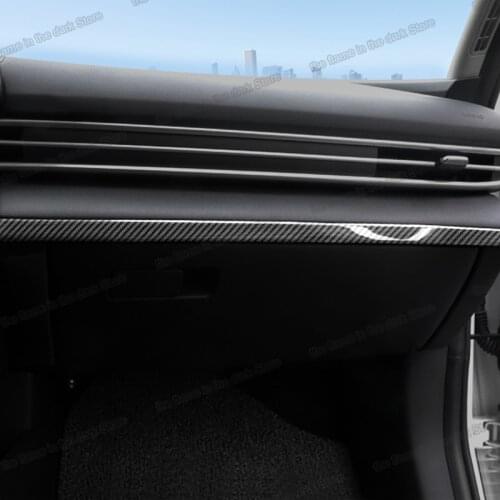 Lsrtw2017 Car Center Console Co Pilot Trim Styling Decoration for Hyundai Elantra 2021 2022 CN7 Interior Accessories Auto Parts