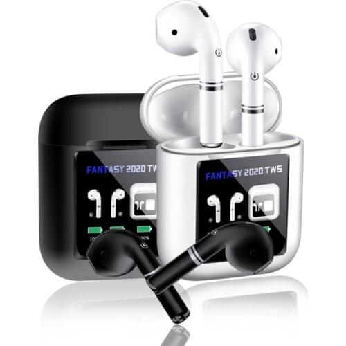 LIGE Wireless Earphone Automatic Pairing HD Call Mini Earbuds LED display Earbud Noise Reduction TWS Bluetooth 5.0 Earphones