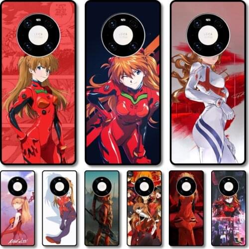EVA girl Phone Case For Huawei mate 40 30 10 20 40 8 9 Lite Z Pro RS black cell shell
