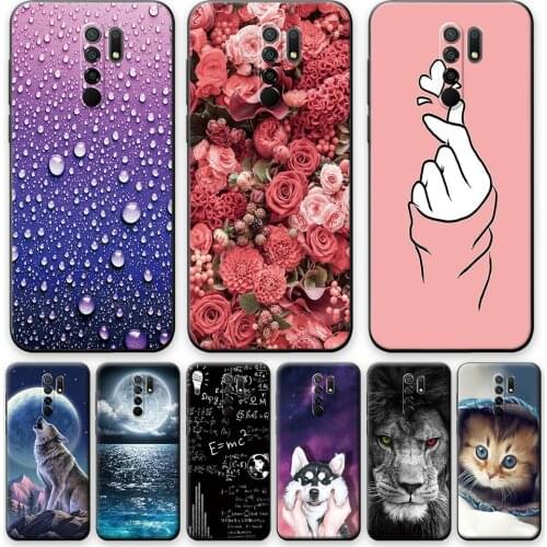 For Xiaomi Redmi 9 Case Silicone Back Cover For Redmi 9 Phone Case For Redmi 9 Soft Case 6.53 Inch Lovely Cartoon Bumper Shell