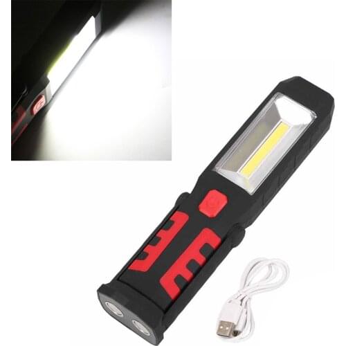 COB LED Magnetic Work Light Car Garage Mechanic Home Rechargeable Torch Lamp SCVD889