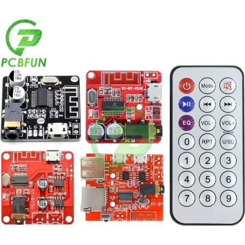 DIY Bluetooth Audio Receiver board Bluetooth 4.1 4.2 5.0 MP3 Lossless Decoder Board Wireless Stereo Module 3.7-5V+Remote Control