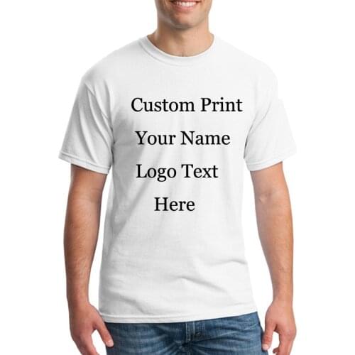 Custom Tshirt Logo Letters Print Men Women Kids Personalized Family Team Customized Printed Promotion AD Apparel Camisa Tees