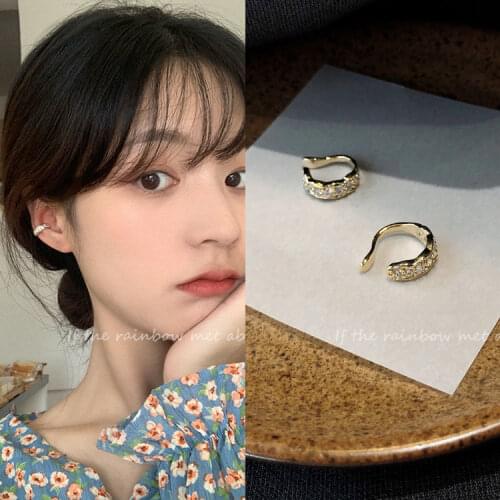 1Pair Helix Cartilage Conch Fake Without Piercing Cuff Earring Earcuff Wrap Rock Earring Cuff No Piercing Women Clip Adjustable