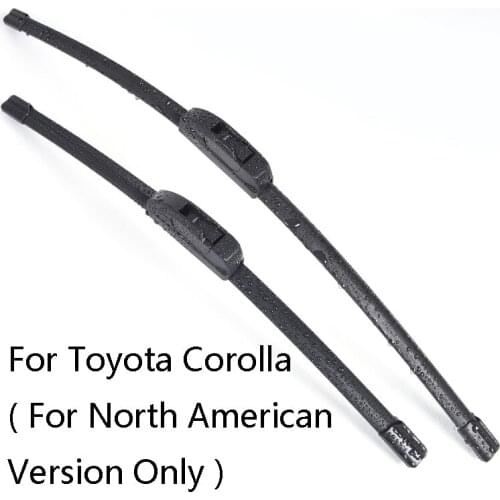 Car Windshield Wiper Blades For Toyota Corolla (For North American Version Only) from 2002 to 2018 Car Windscreen wiper Rubber