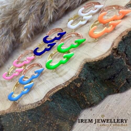 New Neon Trendy Summer Collection High Quality 925 Sterling Silver Arabic Hubun Love Ring Women Fine Jewelry Luxury Accessories