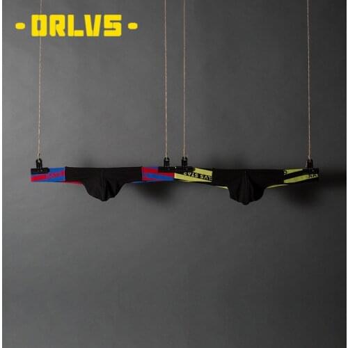 ORLVS G-strings Fit The Hip Belt Underwear Skincare Carved Logo Belt Thongs Printed Tagless Label Independent Codpiece Wearable