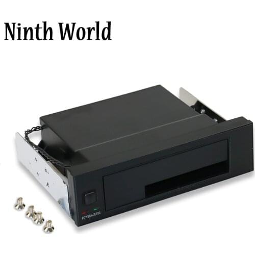 Internal Single Bay Mobile Rack Enclosure With LED Indicator Light Support Hot-swap For 2.5 3.5 Inch SATA HDD SSD Fit PC