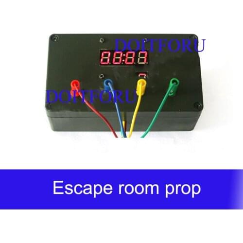 Dispose in time unplug the correct wire within a certain time to unclock for room escape Product game prop Dismantling organ