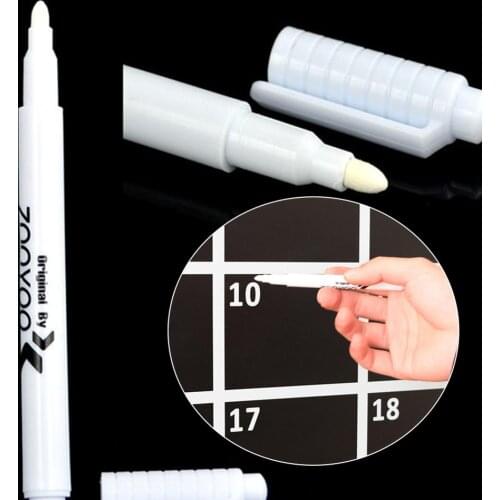 1 Pc White Liquid Chalk Pen Marker Glass Windows Chalkboard Blackboard Liquid Ink Pen Used on Chalkboard Window White Pen