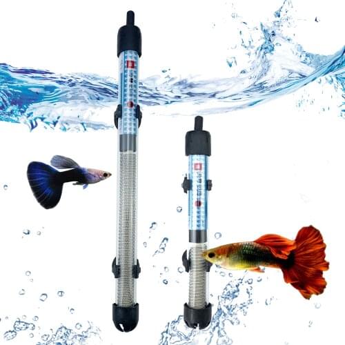 220v Adustable Aquarium Heater Submersible Fish Tank Heater Aquarium Temperature Heating Fish Tank Water Heat 50w 100w 200w 300w