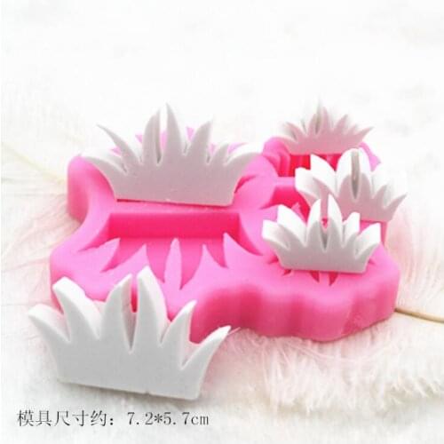 3D grass aromatherapy plaster mold silicone handmade soap cake mold DIY mold