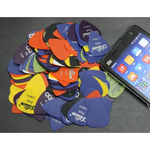 600pcs Alice Acoustic Electric Bass Guitar Picks Plectrum 0.58 0.71 0.81 0.96 1.2 1.5 mm (customizable thickness)