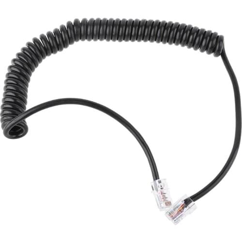 8Pin RJ45 to RI45 Speaker Mic Cable Line for ICOM HM-98 HM-133 HM-133V HM-133S