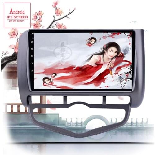 9'' 2 Din No 2 Din Auto Car Radio for Honda Fit Jazz 2004-2007 GPS Multimeida Video Player DVD IPS Wifi Android
