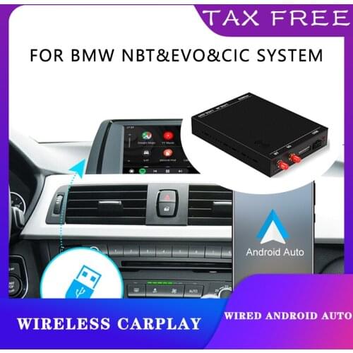 Carplay Android Auto For BMW MINI NBT EVO System Wireless Mirror Link USB OEM Screen Upgrade decoder box muItimedia interface