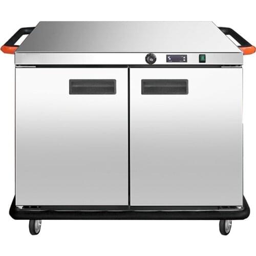 Double door banquet heat preservation dining car commercial hotel insulation delivery dining car banquet insulated cabinet