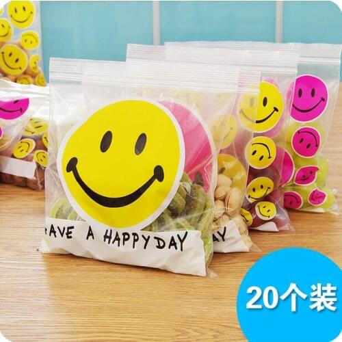 Multi-colored Refrigerator Compact Bags Food Classification Plastic Bags 20 Pcs/Lot Thickening Sealing Bag