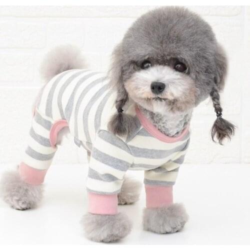 Puppy Clothes Boy Girl Dog Jumpsuit XXL Shih Tzu Winter Cat Pajamas Yorkie Designer Clothes Sphints Pomeranian Outfit Poodle
