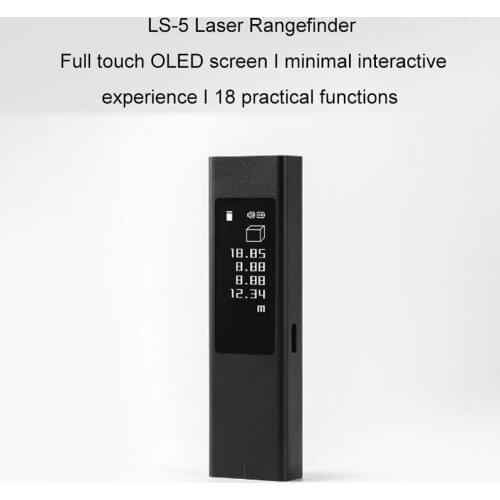40m LS5 Portable Laser Rangefinder Distance Meter Laser Range Finder Measurement Type Area Multifunction Digital Rangefinder
