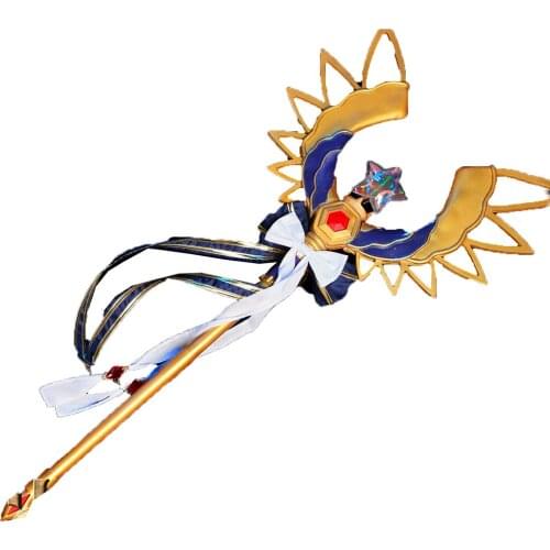 Princess Connect! Re:Dive Kashiwazaki Hatsune cosplay weapons Staff for Carnival Party Events Anime Adult COS Christmas Gift