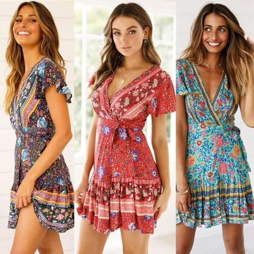 Summer Dresses With Print QXSLZQ China