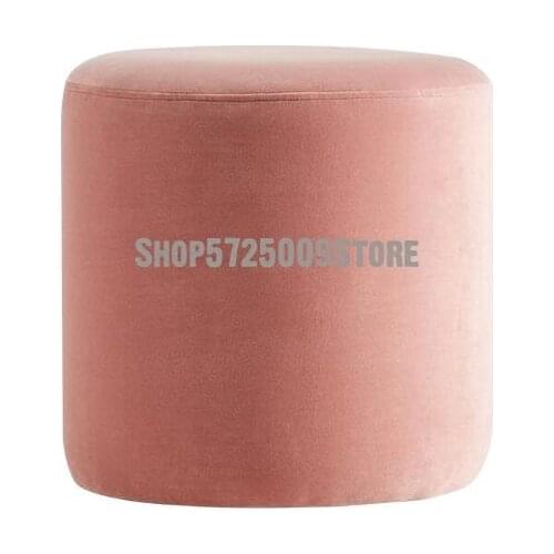 Shoes Changing Stool Nordic Single Stool Small Stool Simple Cloth Sofa Stool Small Round Pier Living Room Round Stool Foot Stool