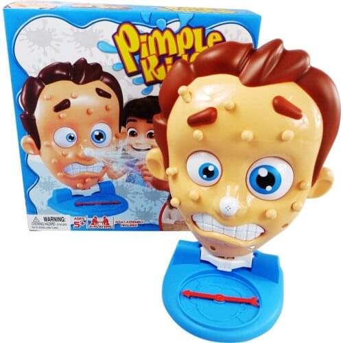 Complex and interesting desktop face minister pox will spray water and fun game prank parent-child interaction big battle toys