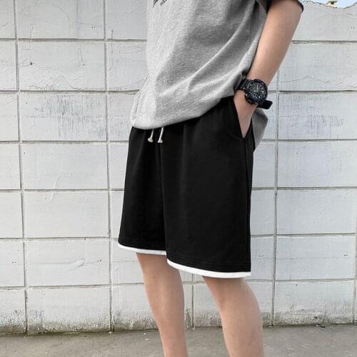 Joggers Sweatshorts Summer Men Cargo Shorts for Male Casual Pants Harajuku Board Shorts Half Sweat Pants 2020 Streetwear