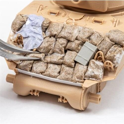 High Simulation Sandbags Model Combination Sandbags for 1/35 Scale Model Scenario DIY Accessories