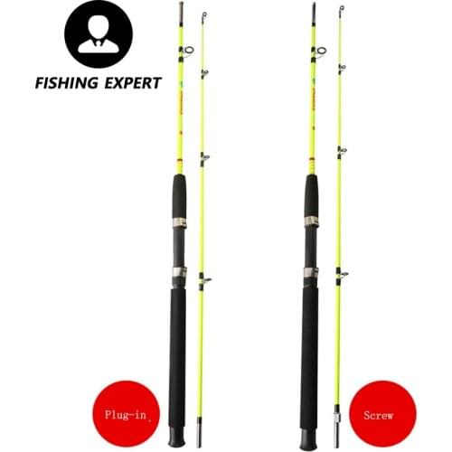 FRP 1.2m 1.5m Ultra Light Boat Lure Fishing Rod Screw Plug Interface-single Pole Outdoor River Lake Telescopic Japan Fish Tackle