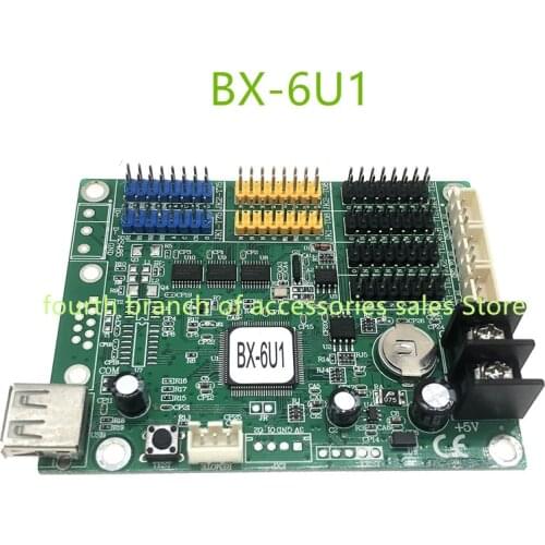 BX-5U1 USB and serial communication single and dual color led sign controller onbon led card