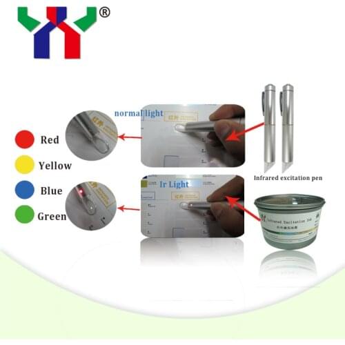 Security anti forgery ink Screen printing infrared excitation ink