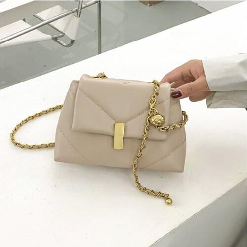 High Capacity PU Leather Crossbody Bags For Women 2020 Elegant Chain Shoulder Handbags Female Travel Totes Lady Fashion Hand Bag