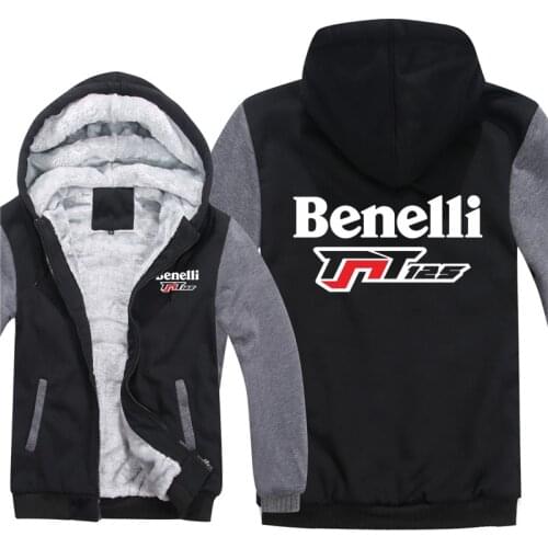 Winter Benelli TNT 125 Hoodies Men Fashion Coat Pullover Fleece Liner Jacket Benelli TNT 125 Sweatshirts Hoody
