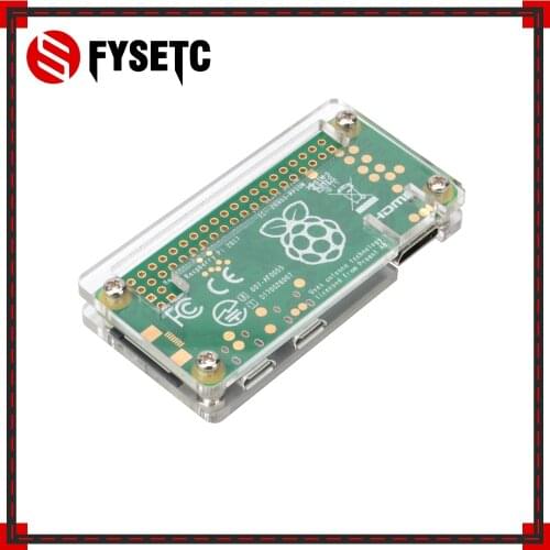 2pcs Raspberry Pi Zero W Case Acrylic Box Transparent Box Enclosure Shell compatible Raspberry Pi Zero W Pi Zero Pi 0