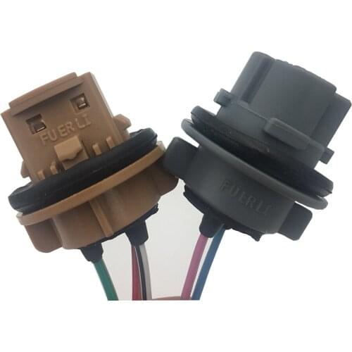YSY 50pcs Car 7440/W3X16D/W21W/T20 7443 LED Bulbs Signal Lights Socket Harness Plugs Connector