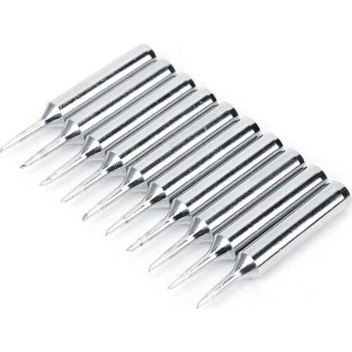 Accessories Wood Trimmer 10Pcs 900M‑T‑1C Lead‑Free Soldering Solder Iron Tips Replacement Soldering Accessory
