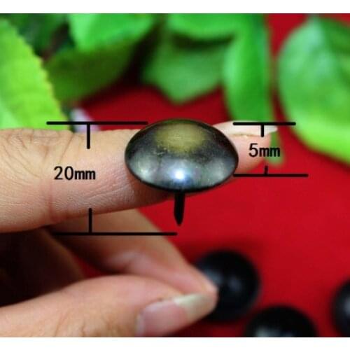 Hardware accessories upholstery tacks decorative 19mm Ancient Cat Eye Nail Smooth Surface Nail Decoration Bubble Round Sofa Door Nail Thick Nail