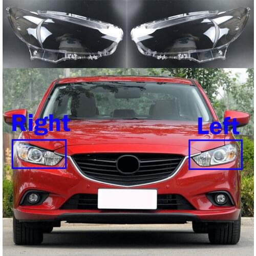Automobile Headlamp Car Headlight Glass Cover Car Head Light Lens Case Styling Lampshade Caps 2014-2015 For Mazda 6 Atanza