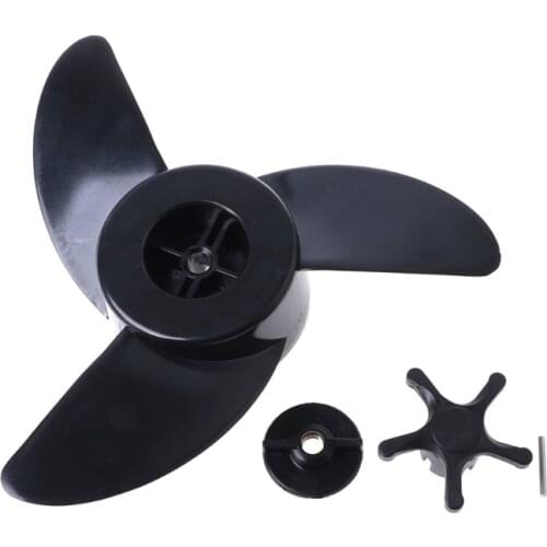 Free delivery 3 Blades Motor Boat Propellers Electric Engine Outboard For Haibo ET34 ET44 ET54