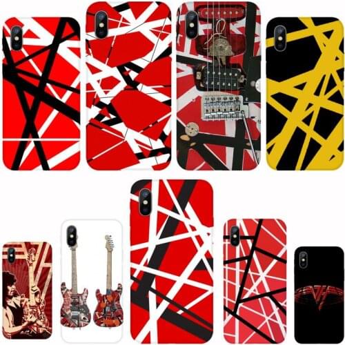 Eddie Van Halen Graphic Guitar Phone Case For iphone 12 5 5s 5c se 6 6s 7 8 plus x xs xr 11 pro max