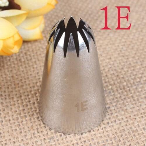 LINSBAYWU #1E Large Size Metal Cream Tips Stainless Steel Piping Icing Nozzle Pastry Kitchen Tool Accessory кондитерские насадки
